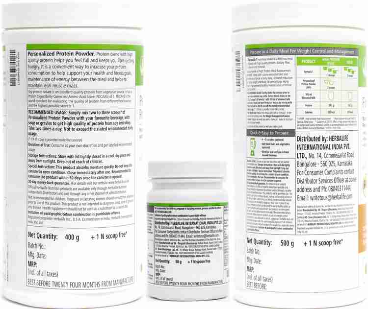 HERBALIFE Super Weight Loss Combo of Formula 1 Nutritional Shake Mix