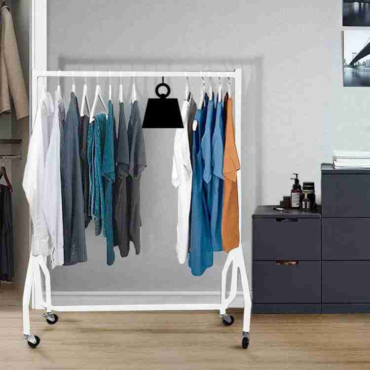LEOPAX Steel Floor Cloth Dryer Stand Freestanding Clothes Rail