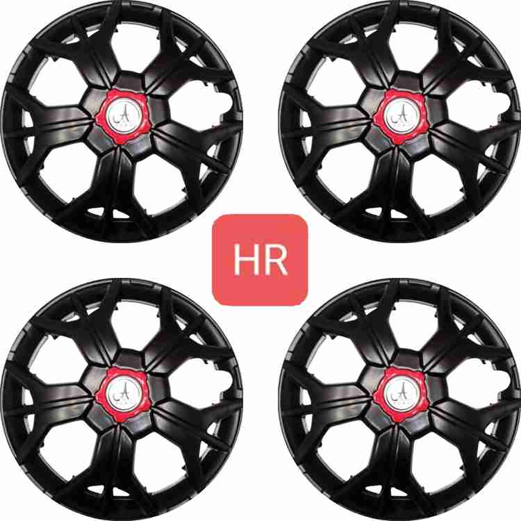 HOTRENZ WHEEL COVER 14 INCH SHARP MET BLACK DUAL COLOR Wheel Cover For