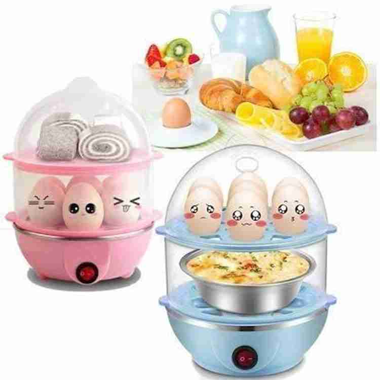 Soflin Double Layer Electric Egg Boiler, Cooker, Poacher and Milk