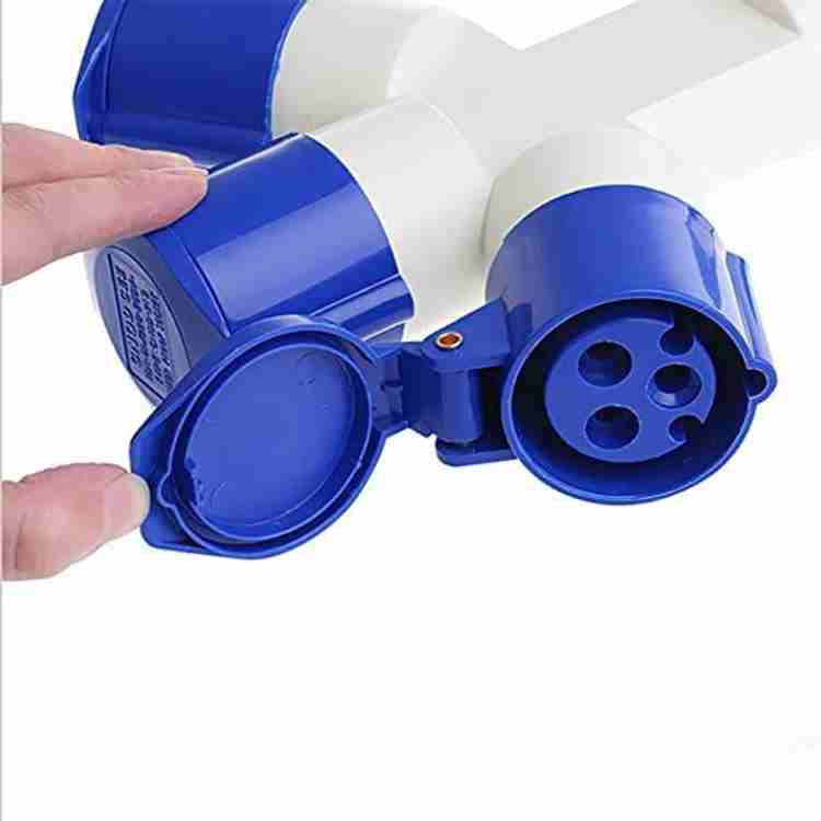 SK TRADERS 3pin IP44 Multi Splitter 16 amps 220v Industrial Plug Socket