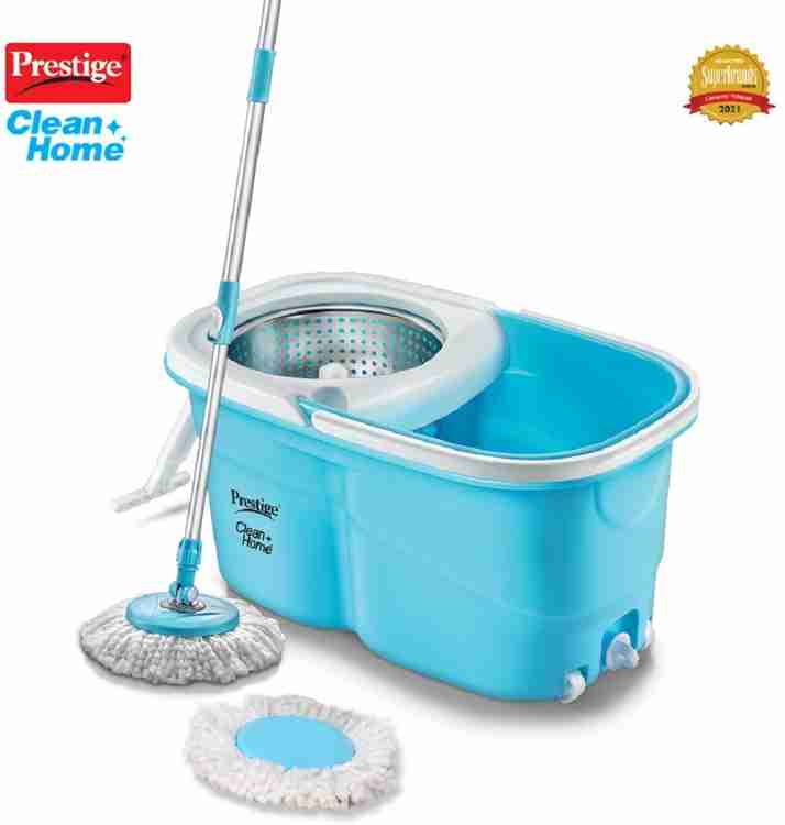 Prestige CleanHome Maxima 02 with 2 MopHeads and Twin Buckets Magic