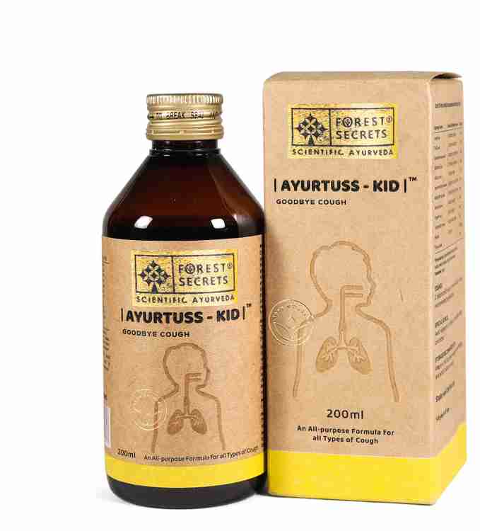 Forest Secrets Ayurtuss Kids Cough Syrup Effective for all types of