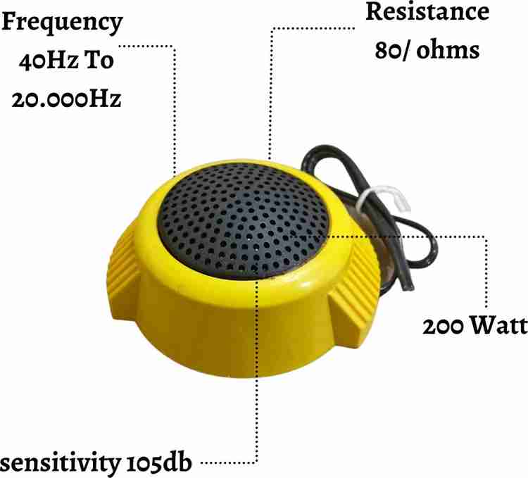 Hello magic Super Dome Tweeter 200W (1) Model555 Super Dome Tweeter