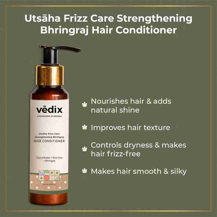 Vedix Ayurvedic Bhringadi Hair Care Kit,Hair Oil,Shampoo,Conditioner
