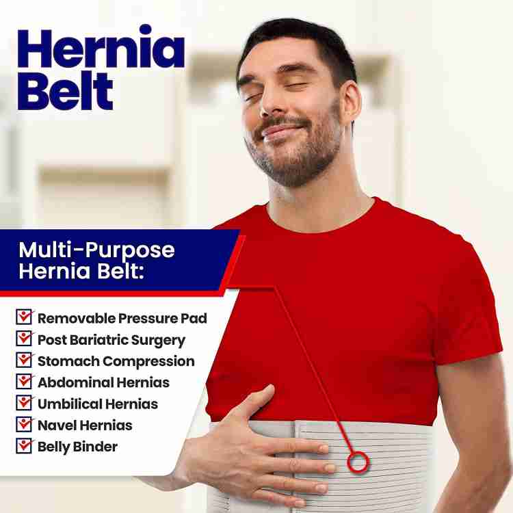 orthopine Navel Umbilical Hernia Belt With Compression Pad For Stomach