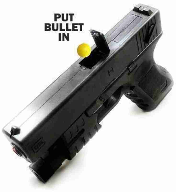 MINTLEAF PUBG Shooting Pistol Toy Gun With Suitcase, Bullets for Kids