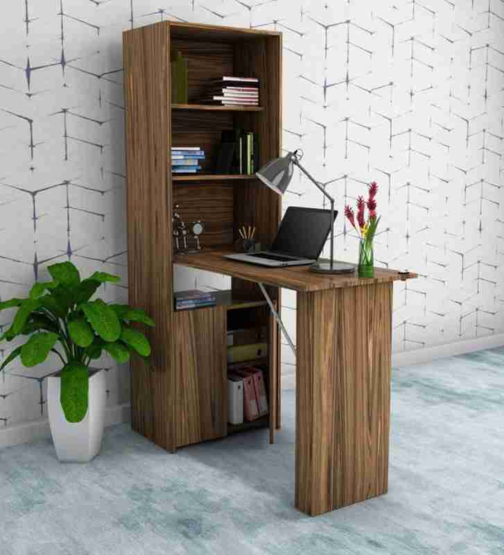 Floresta Wud WFH Engineered Wood Office Table Price in India Buy