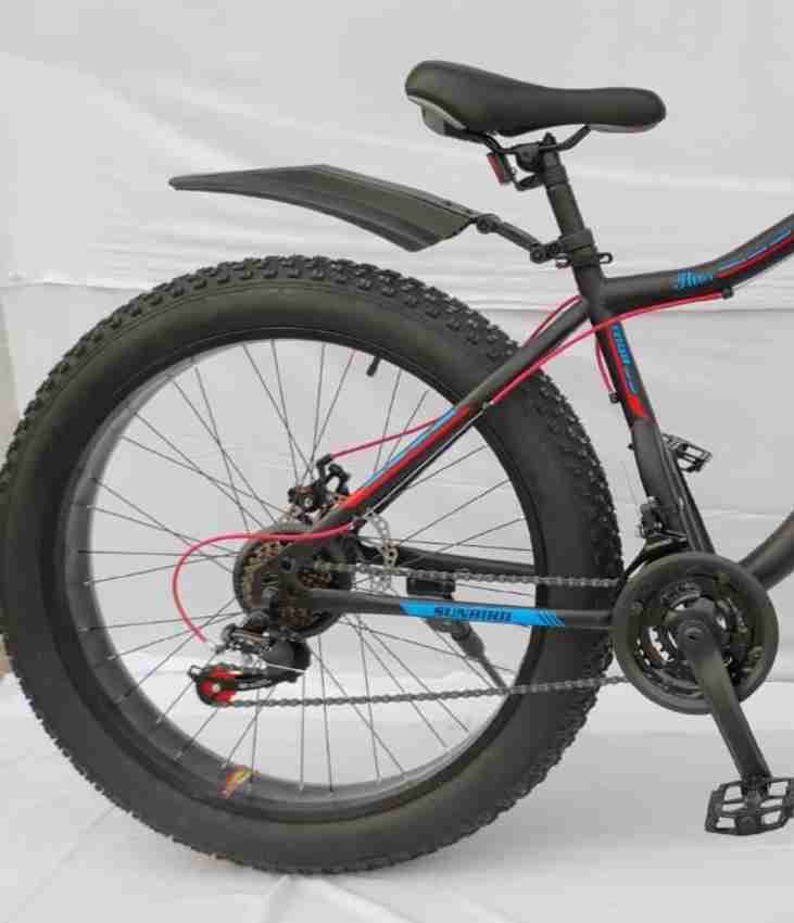 SUNBIRD THOR BY NEELAM CYCLESFAT BIKE21 GEARDISC BRAKESFRONT SUSPENSION 26 T Fat Tyre Cycle