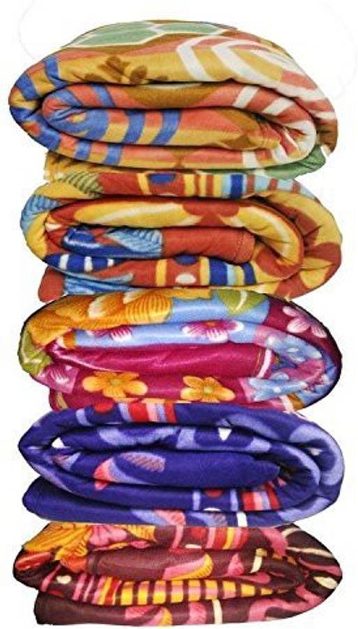 Shop4Home Floral Single Fleece Blanket