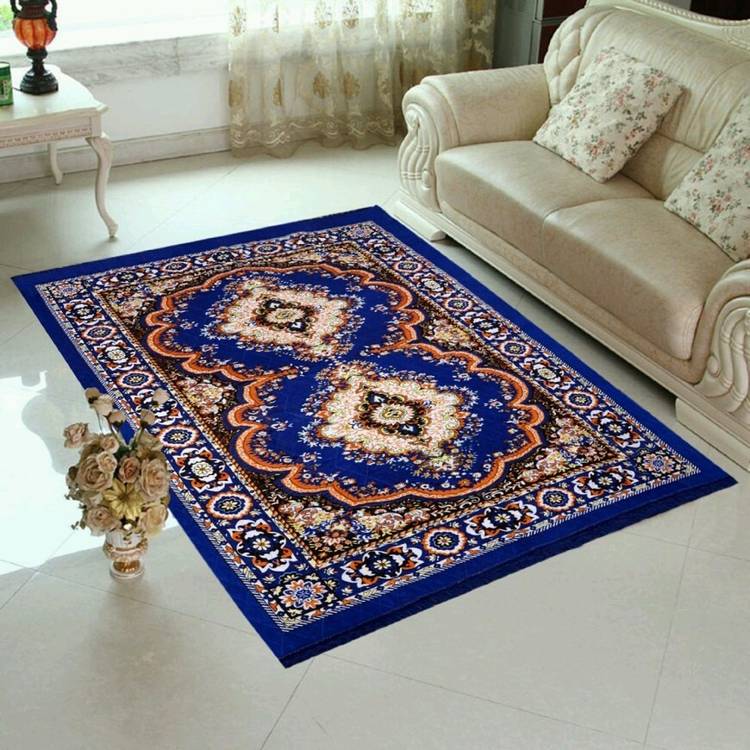 Rudra Decor Multicolor Cotton Carpet