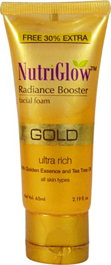 NutriGlow Gold Radiance Booster Foam 65ml(Pack Of 1) Price in India