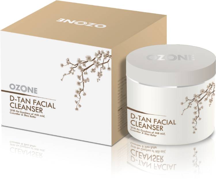 OZONE Ayurvedics D Tan Facial Cleanser with the Goodness of Cucumber, Milk & Shea Butter Price in India