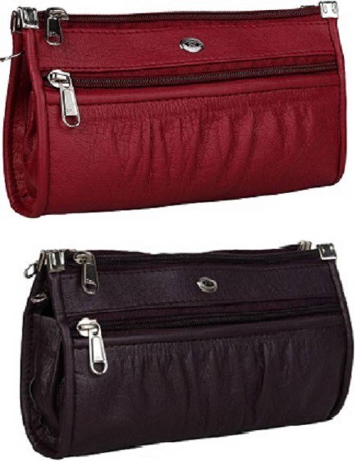 Casual Purple, Maroon Clutch
