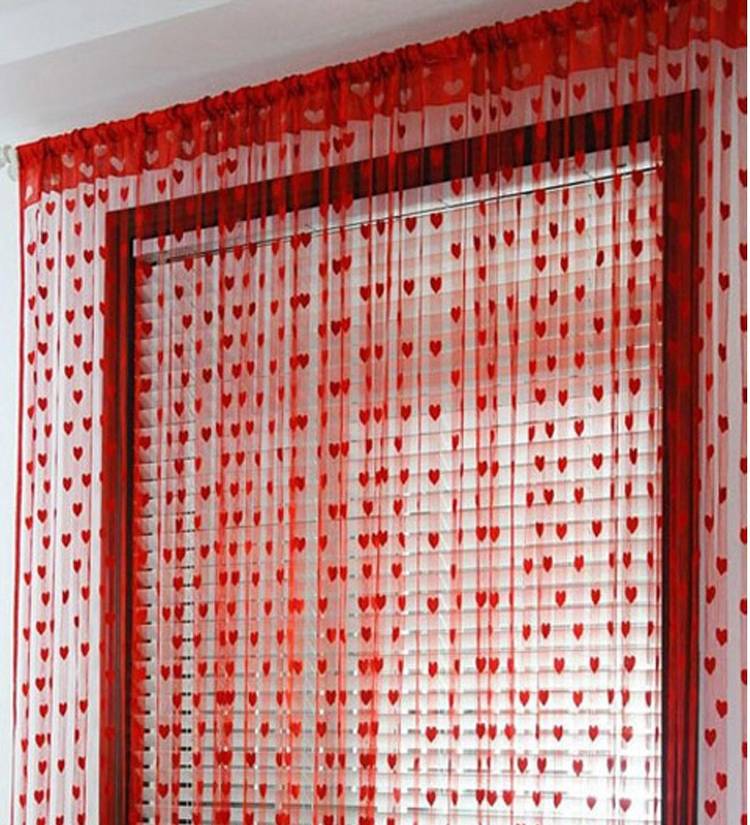 Gift Palace 205 cm (6 ft) Net Door Curtain Single Curtain