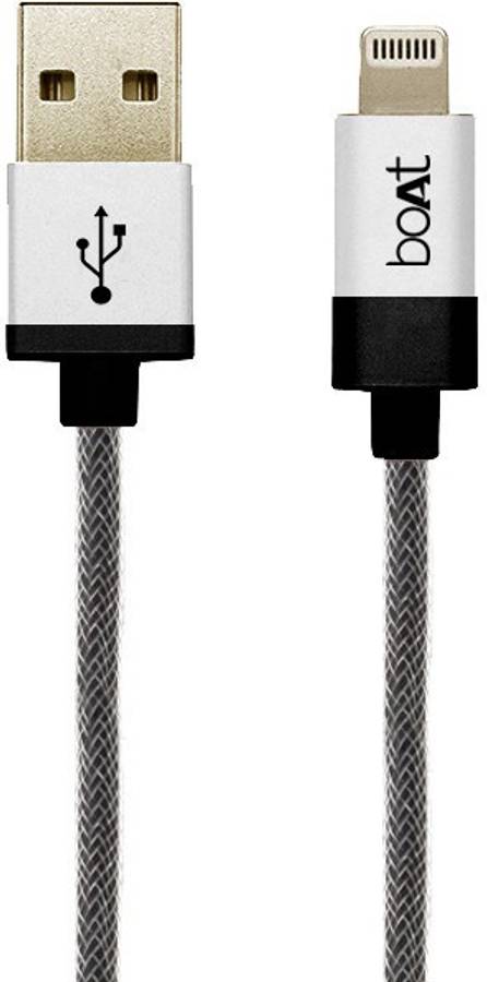 boAt LTGS500-1 Metallic Apple Certified Lightening Cable