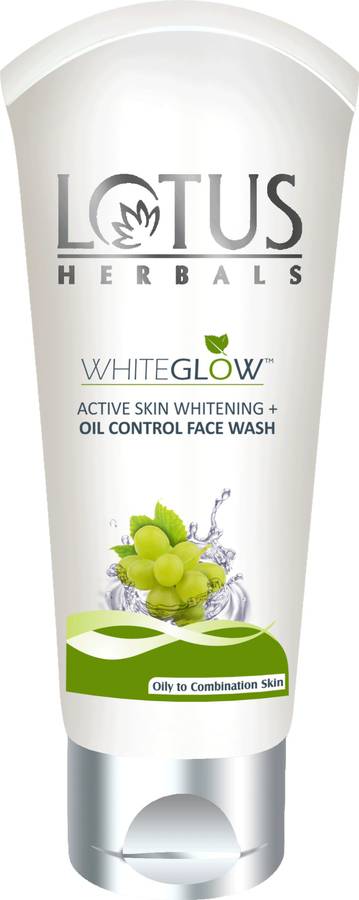 LOTUS HERBALS HERBALS WHITEGLOW ACTIVE SKIN WHITENING + OIL CONTROL FACEWASH Face Wash