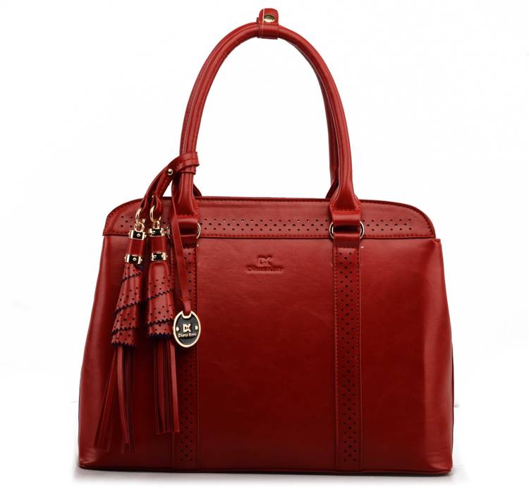 Women Red, Maroon Hand-held Bag