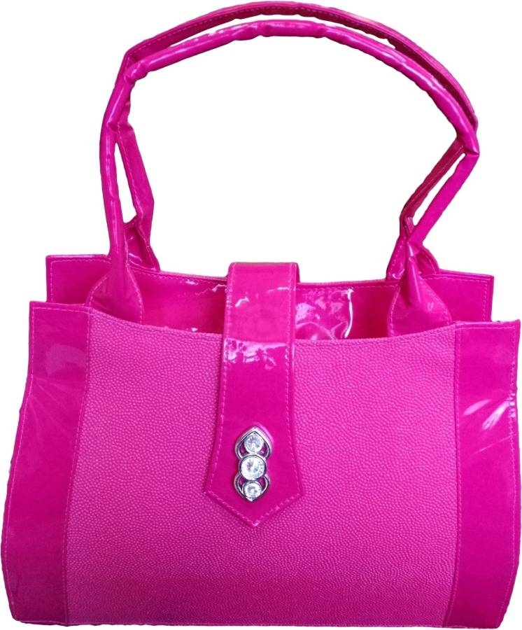 Women Pink Hand-held Bag - Extra Spacious Price in India