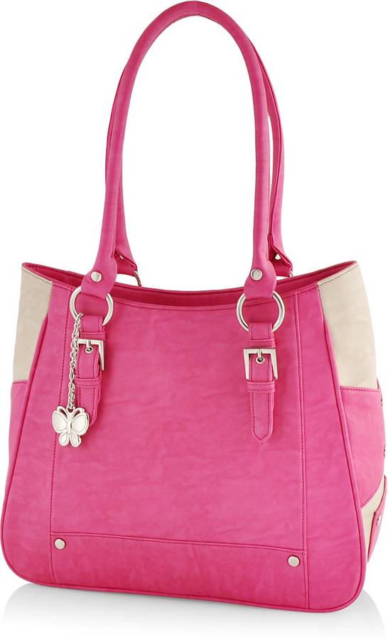 Women Pink, Beige Satchel