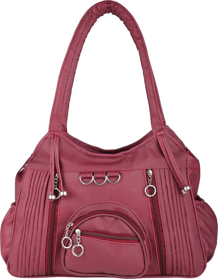 Women Maroon Hand-held Bag Price in India