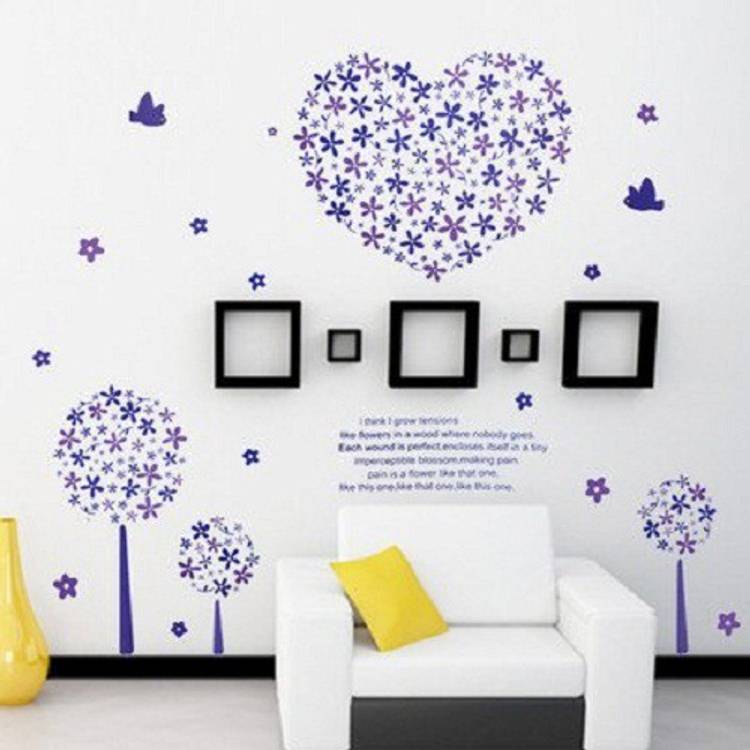 Mapple Wall Sticker of Colorfull Tree with Heart