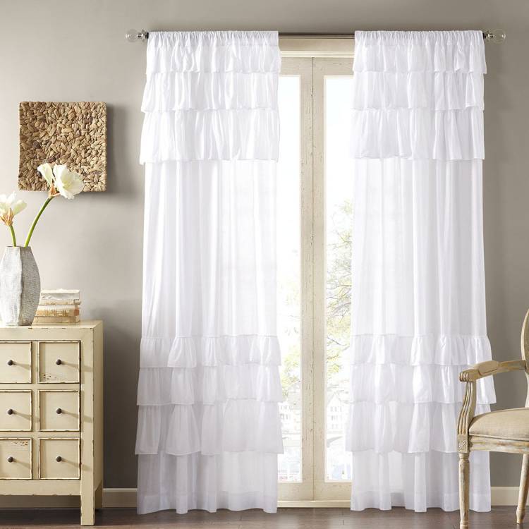 Dekor World 275 cm (9 ft) Cotton Long Door Curtain (Pack Of 2)