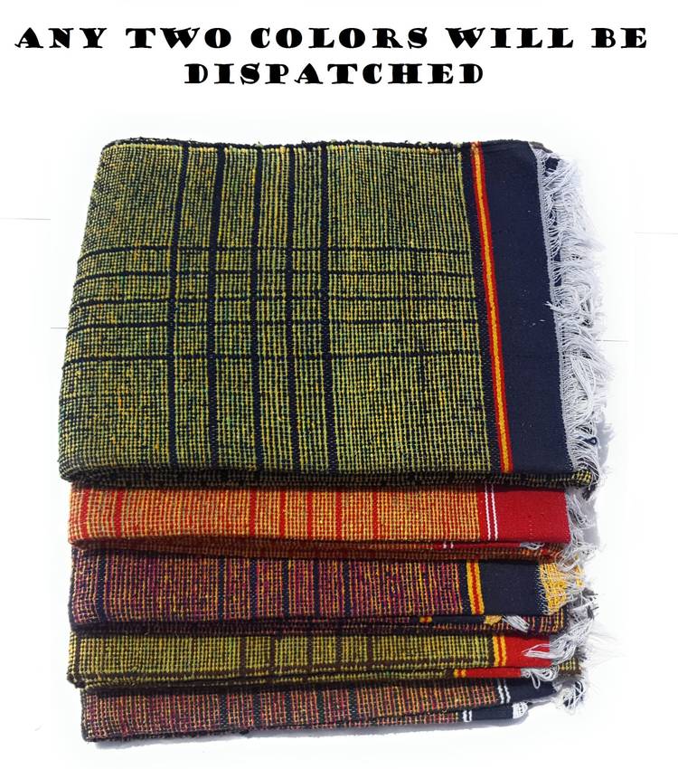 Hashtag Multicolor Cotton Dhurrie