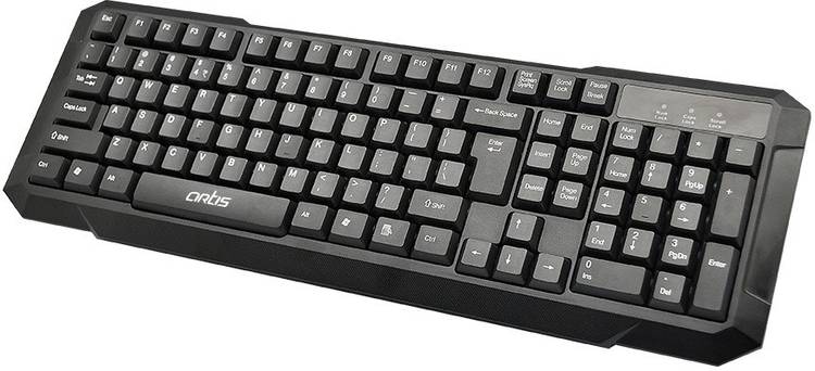 Artis K10 USB Keyboard Wired USB Multi-device Keyboard