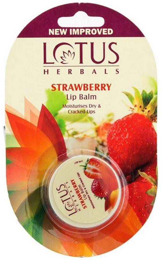 LOTUS HERBALS Lip Balm Strawberry Price in India