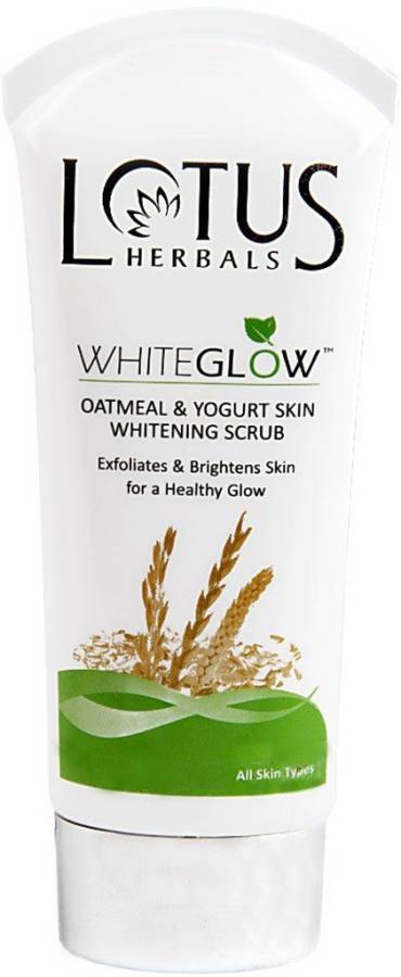 LOTUS HERBALS WhiteGlow Oatmeal and Yogurt Skin Whitening Scrub Price in India