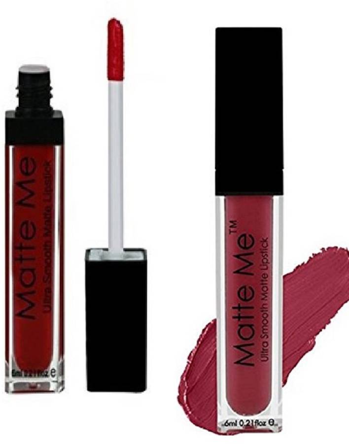 AV ADS Ultra Smooth Matte Lipstick GRAPE (422), RED (412) Price in India