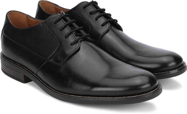 BECKEN PLAIN BLACK LEATHER Slip On For Men