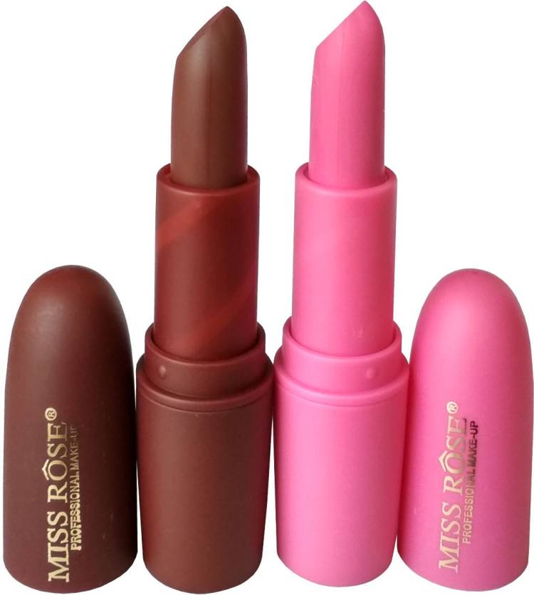 MISS ROSE Matte Multicolor Pack of 2 Price in India