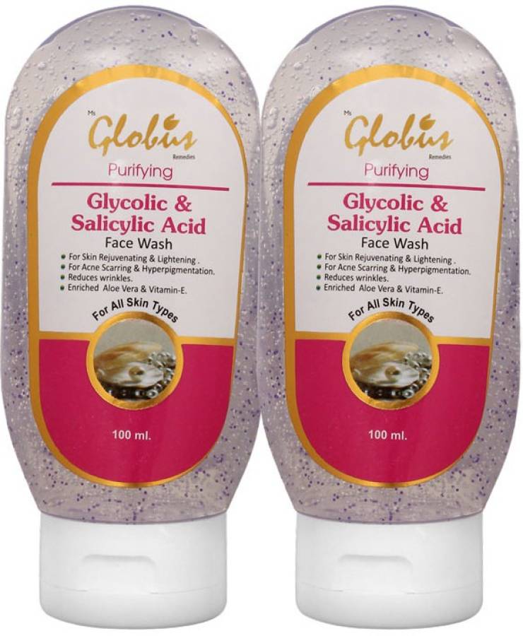 Globus Glycolic Acid and Salicylic Acid Face Wash Price in India