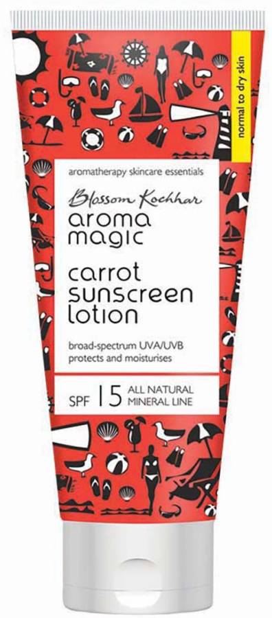 Aroma Magic Carrot Sunscreen Lotion 50 ml - SPF 15 PA+ Price in India