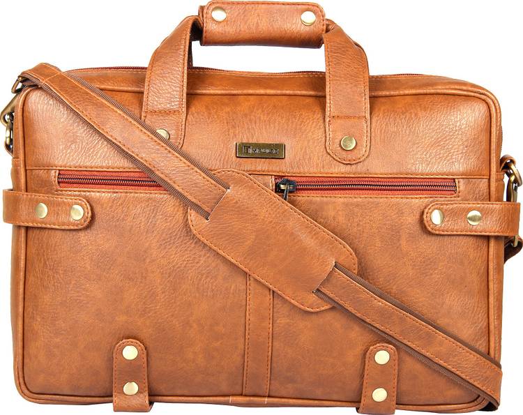 Impulse Laptop Highbrow Tan Waterproof Messenger Bag