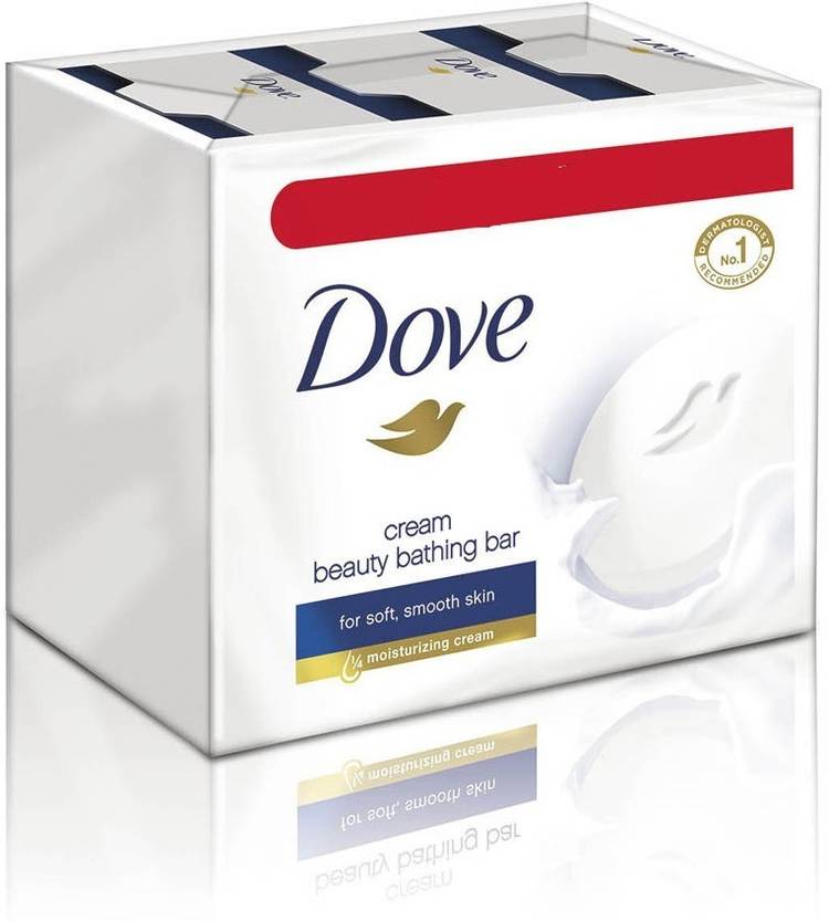 Dove Cream Beauty Bathing Bar - Set of 3