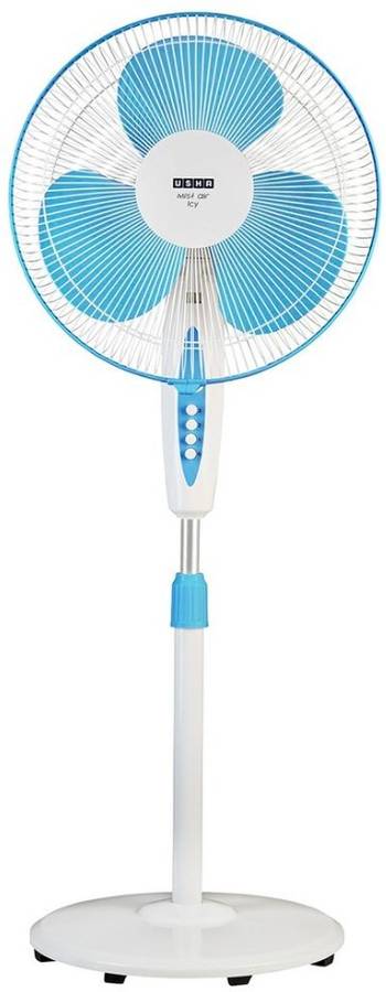 USHA Mist Air Icy 400 mm 3 Blade Pedestal Fan