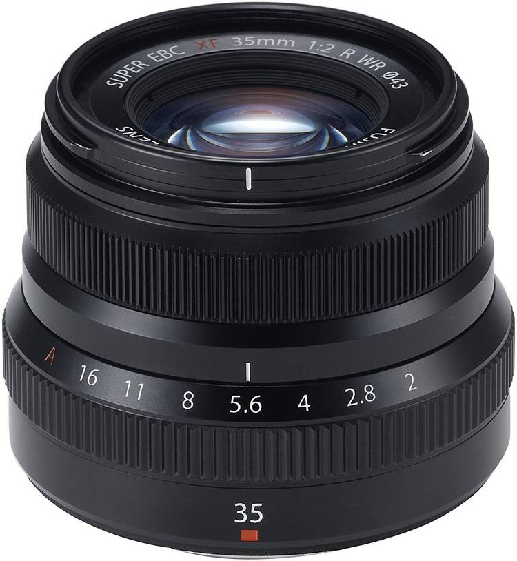 Fujinon XF 35 mm F2 R WR - Black Lens