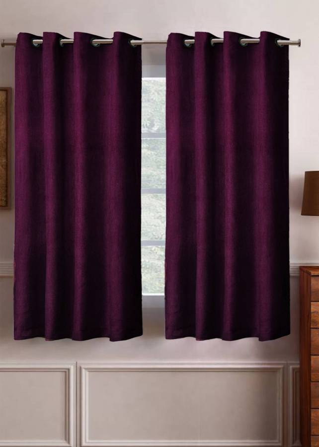 Flipkart SmartBuy 152 cm (5 ft) Polyester Window Curtain (Pack Of 2)