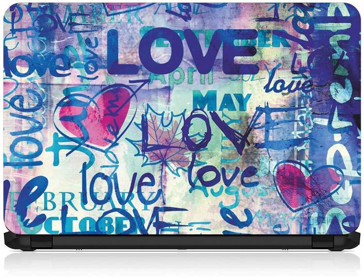 Flipkart SmartBuy Love Blue FSBSP025 Vinyl Laptop Decal 15.6