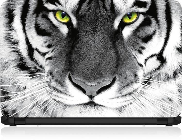 Flipkart SmartBuy White Tiger FSBSP036 Vinyl Laptop Decal 15.6