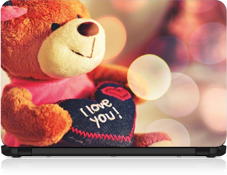 Flipkart SmartBuy Love Teddy FSBSP032 Vinyl Laptop Decal 15.6