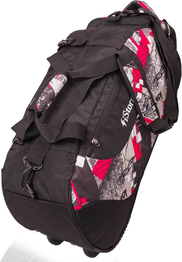 Istorm Wheeler Print Pink & black Duffel Strolley Bag