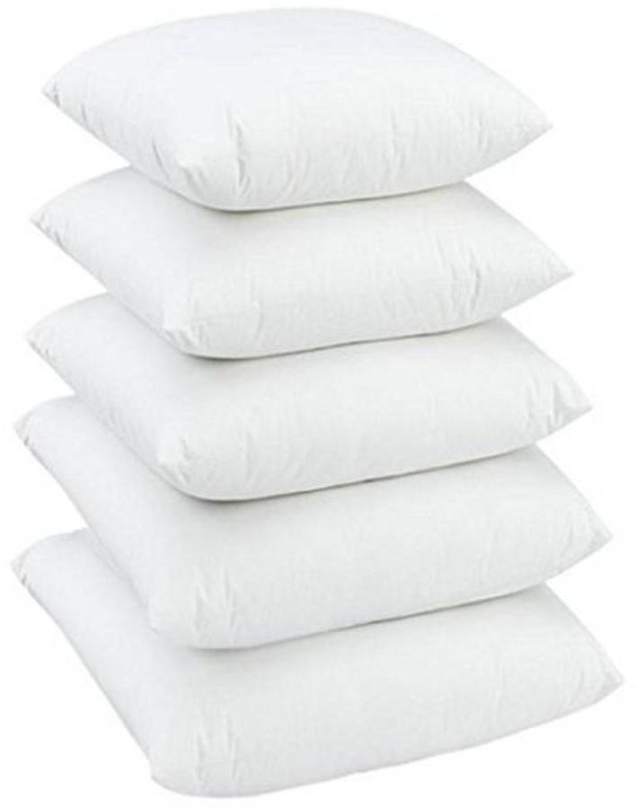 The 3rd Angle Mart Polyester Fibre Solid Cushion Pack of 5