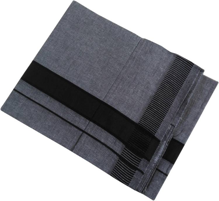 SUNDAR Striped Grey Lungi