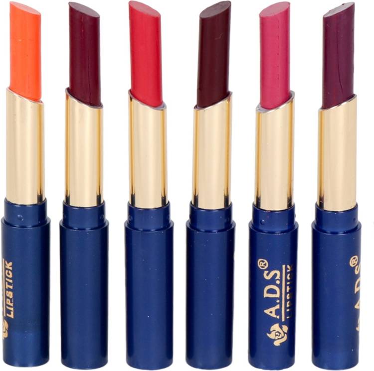 ads lipstick set of 6 multicolor -(ba) Price in India