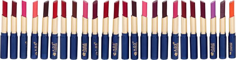 ads Waterproof lipstick set of 24 multicolor (BB) Price in India