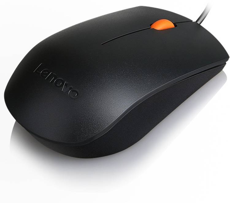 Lenovo KB MICE_BO 300 USB Mouse Wired Optical Mouse